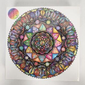 Bgraamiens Brain Games "Mandala Fantasy" Round 1000 Pc Jigsaw Puzzle